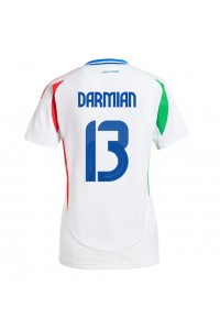 Fotbalové Dres Itálie Matteo Darmian #13 Dámské Venkovní Oblečení ME 2024 Krátký Rukáv